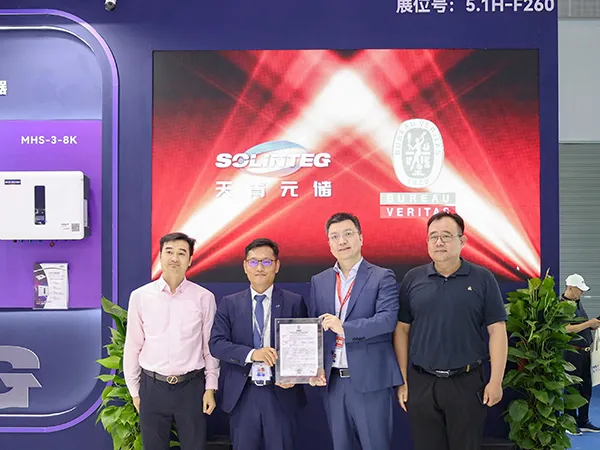 Solinteg Integ M 25-50kW Hybrid Inverter Receives Prestigious CEI Certification
